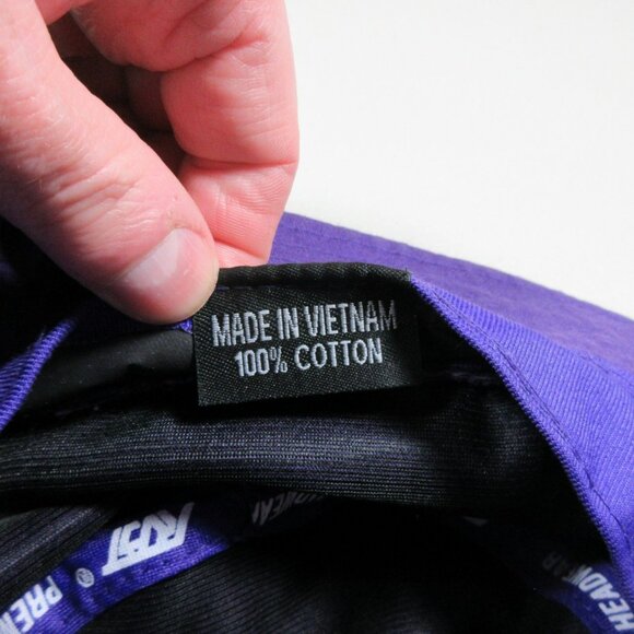 ROST mens purple an gold New York bucket hat OS EUC - Picture 7 of 9